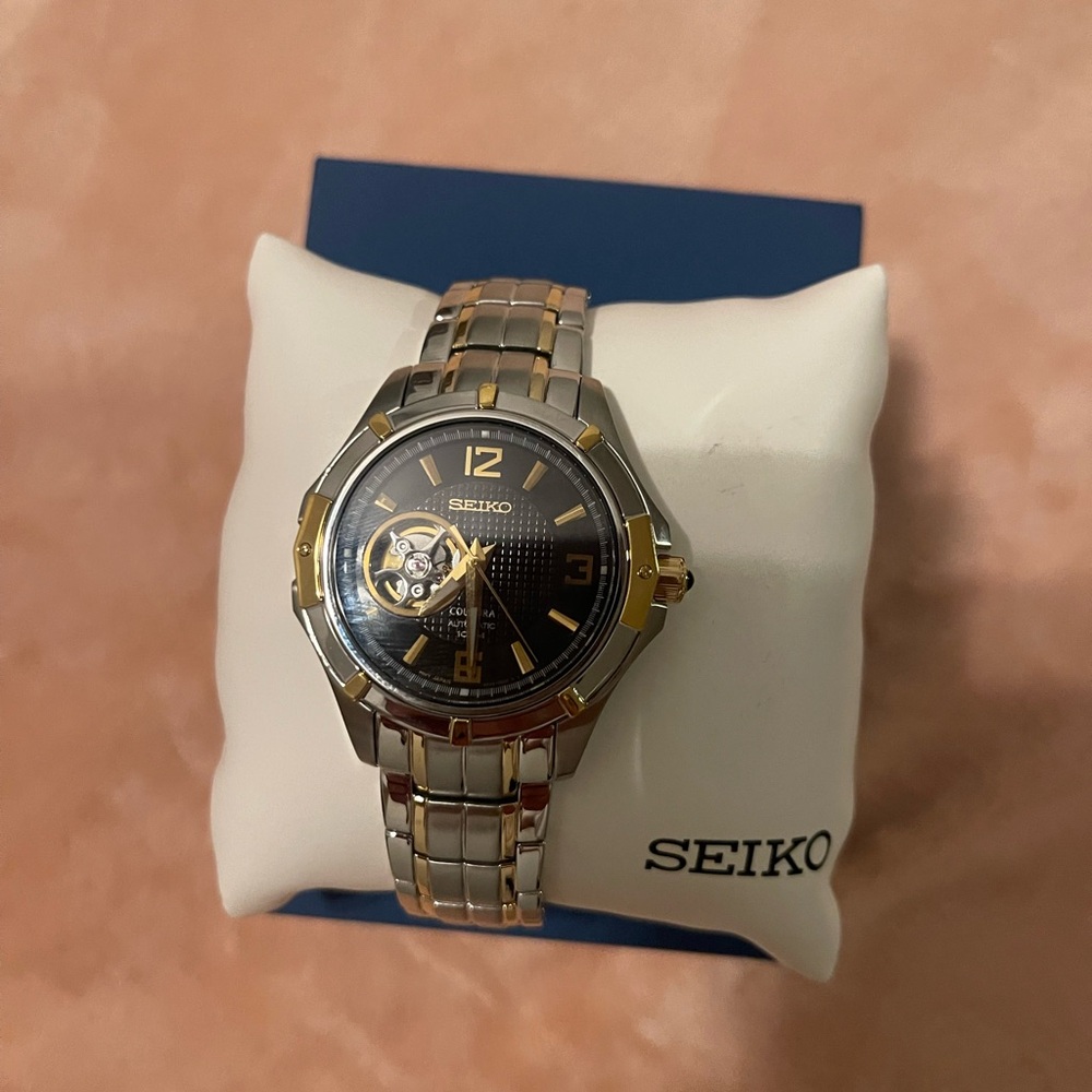 Seiko SRP318  Men’s Coutura two tone automatic watch